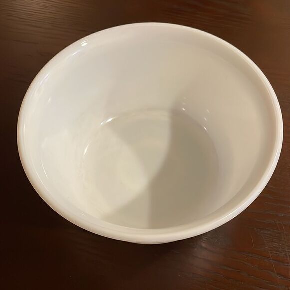 Vintage General Electric Milk Glass Pebble Finish Mixing Bowl Excellent Conditio - Picture 4 of 4